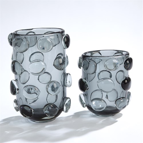 Rondelle Vases-Grey
