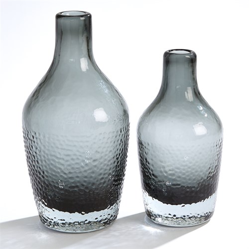 Pebble Bottom Glass Bottles-Grey