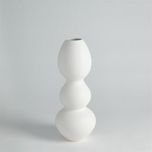 Torch Vases-Matte White