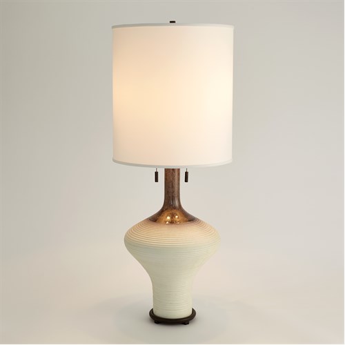 Ridge Bottle Lamp-Amethyst