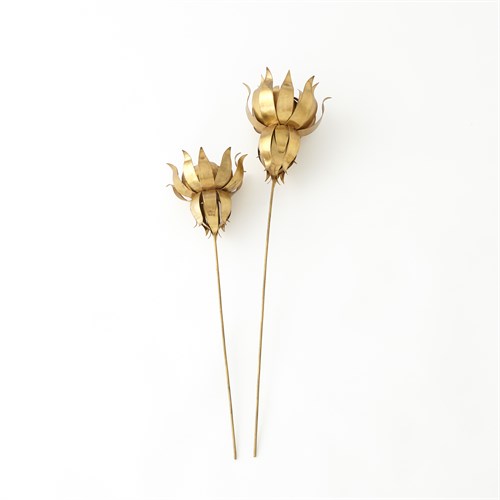 Brass Lotus Flower