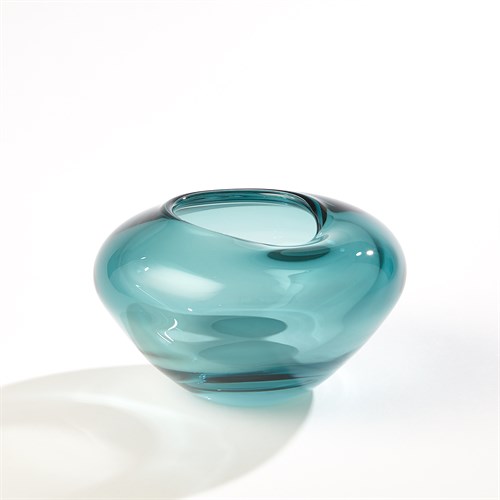 Undulating Vase -Azure