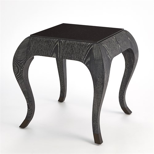 Paris Spot Table-Black Cerused Oak