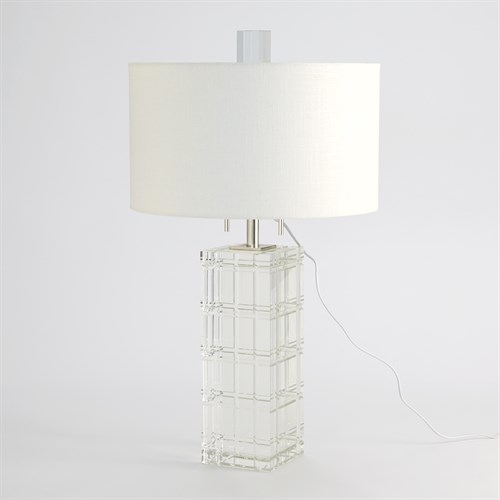 Crystal Plaid Lamp