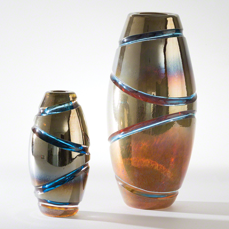 Cut Vase-Blue Cut Vase-Blue