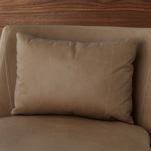 Latitudes Leather Pillow