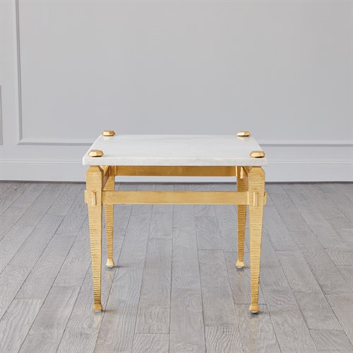 Roman End Table-Gold