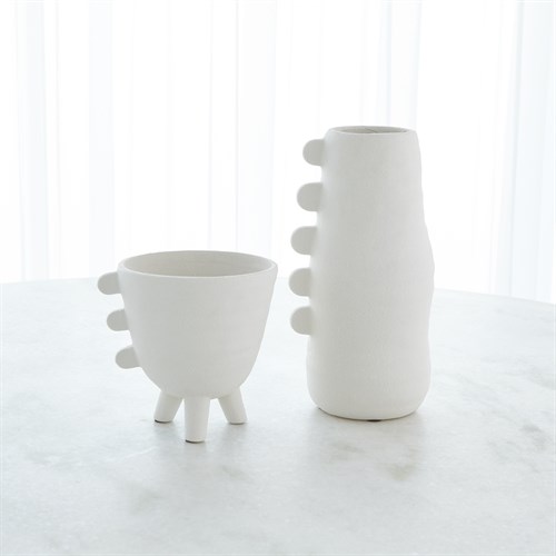 Primitive Porcelain 3 Leg Cachepot
