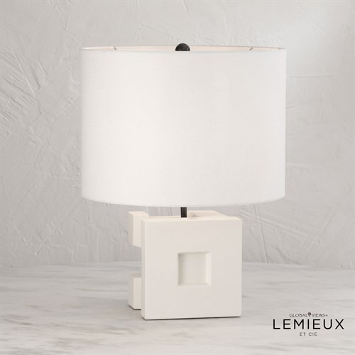 Cubist Ceramic Lamp