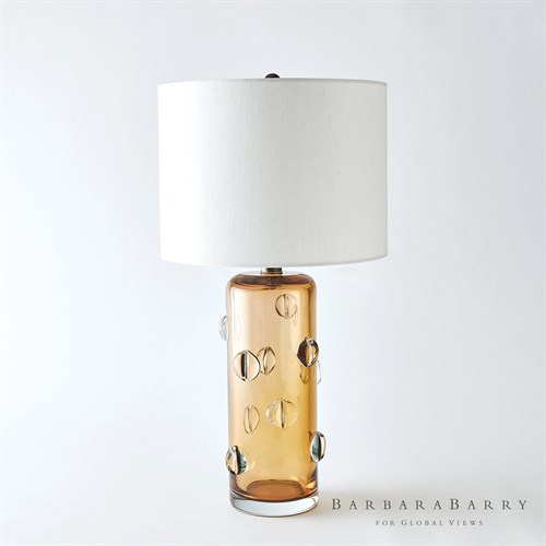 Amber Glass Lamp