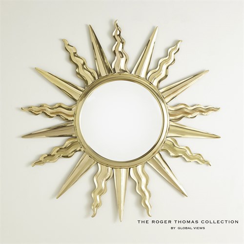 Soleil Mirror-Brass
