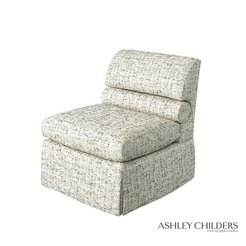 Bolster Slipper Chair-Truce-Kona