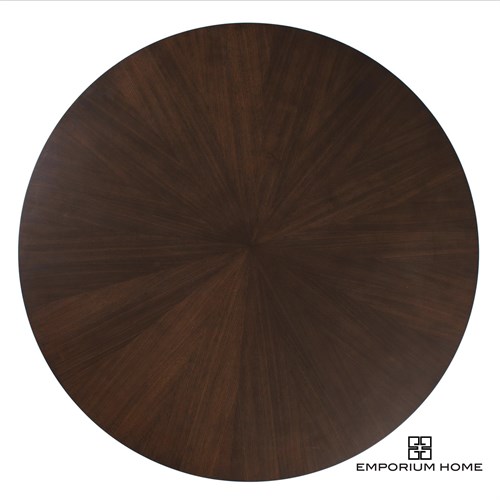 Flute Table Top-Round-Walnut-48