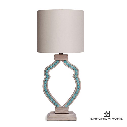 Cabochon Lamp-Turquoise