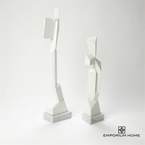 Facet Sculptures-White