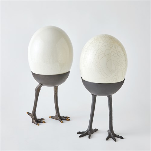 Ostrich Egg on Legs