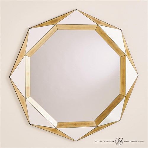 Madeleine Mirror-Gold Leaf