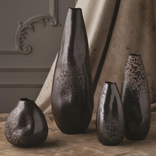 Smoosh Vase-Matte Graphite Smoosh Vase-Matte Graphite