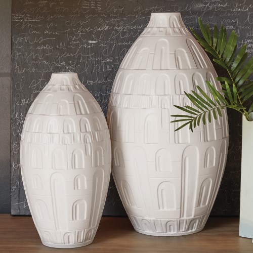 Coliseum Vase-Matte White Coliseum Vase-Matte White
