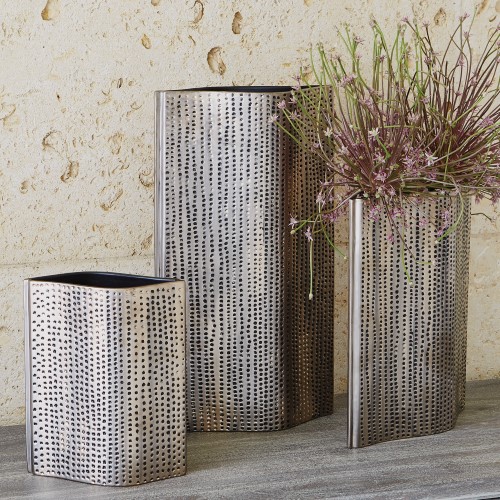Pierced Vase-Reactive Graphite Pierced Vase-Reactive Graphite
