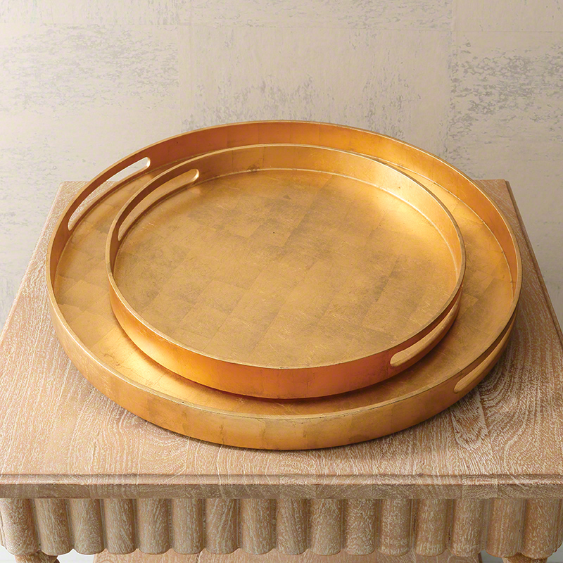 Nouveau Luxe Tray-Gold Leaf Nouveau Luxe Tray-Gold Leaf