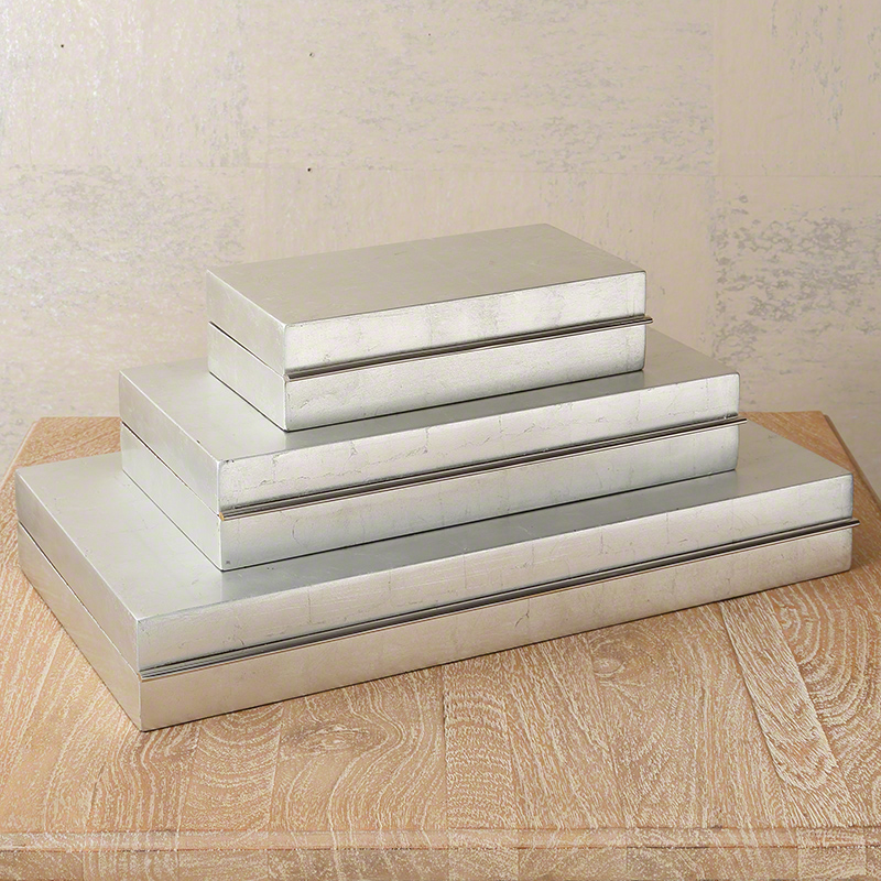 Nouveau Luxe Box-Silver Leaf Nouveau Luxe Box-Silver Leaf