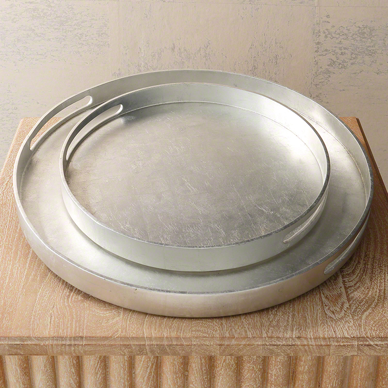 Nouveau Luxe Tray-Silver Leaf Nouveau Luxe Tray-Silver Leaf
