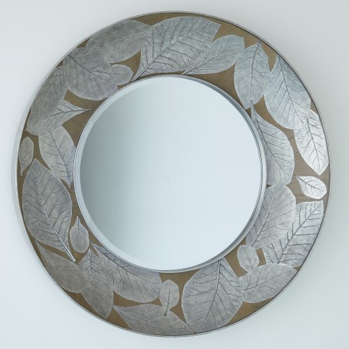 Teak Leaf Mirror Teak Leaf Mirror