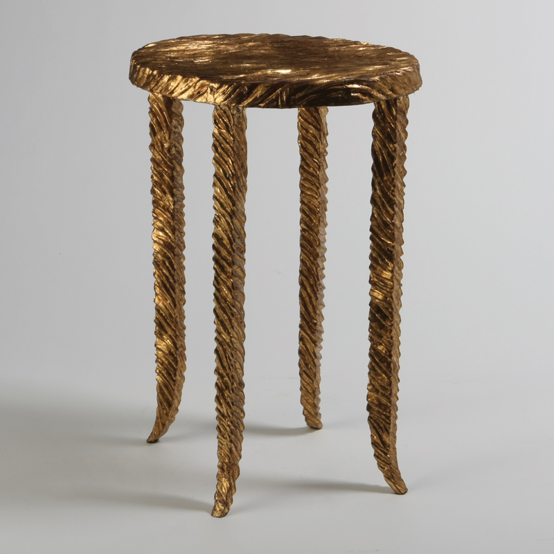 Gold Waves Martini Table Gold Waves Martini Table
