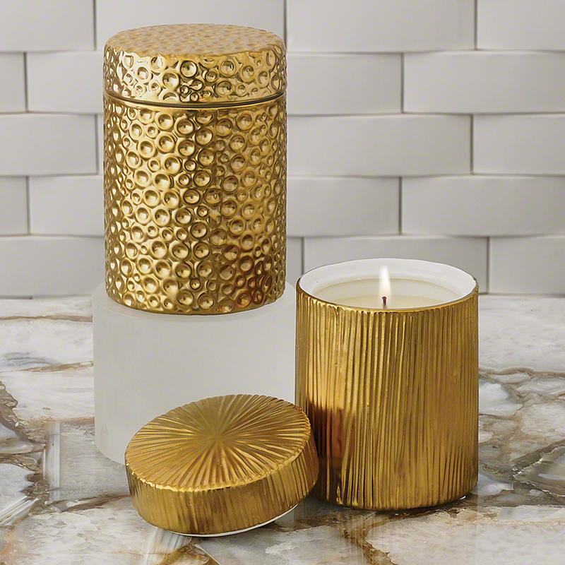 Ocean/Moonscape Jar Candles-Sandalwood Teak-Gold Ocean/Moonscape Jar Candles-Sandalwood Teak-Gold