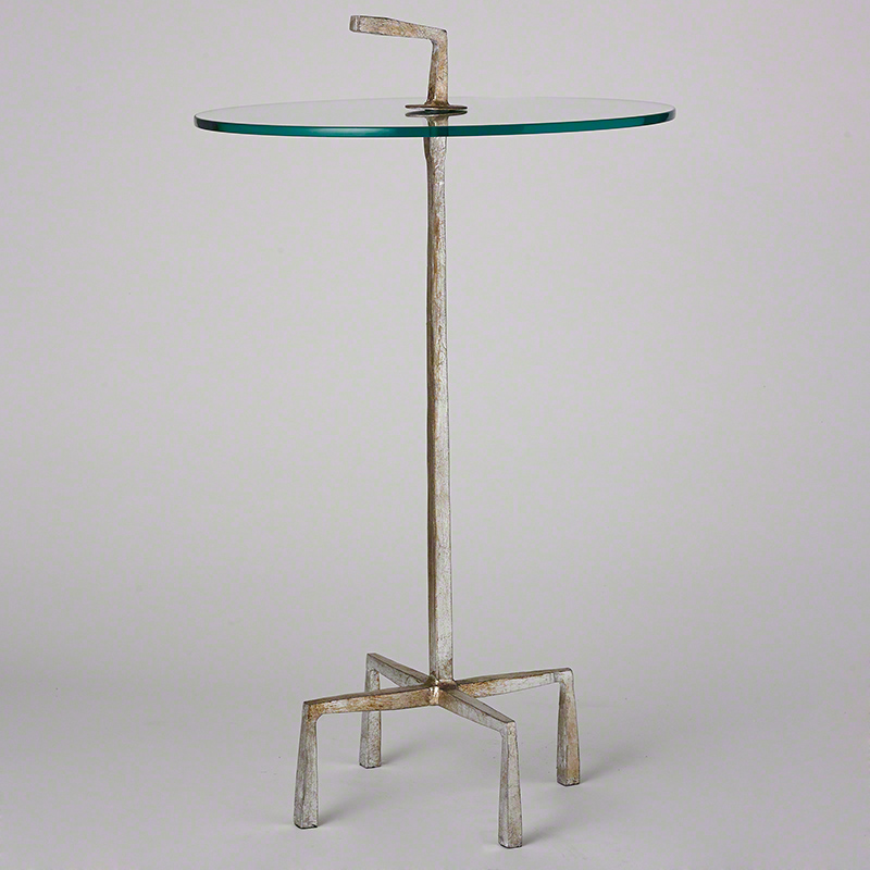Quad Pod Accent Table-Silver Leaf Quad Pod Accent Table-Silver Leaf