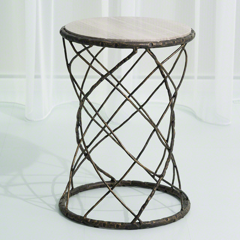 Tango Accent Table-Bronze Tango Accent Table-Bronze
