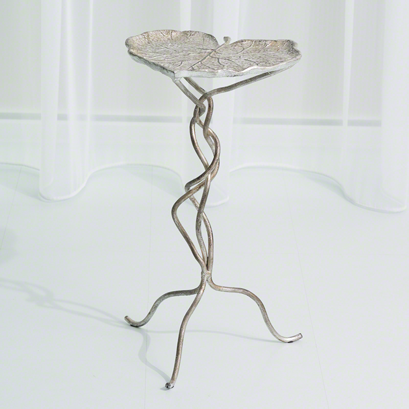 Eden Accent Table-Silver Leaf Eden Accent Table-Silver Leaf