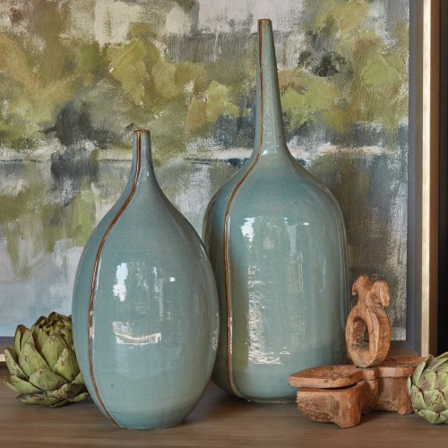 Milo Vase-Blue Milo Vase-Blue