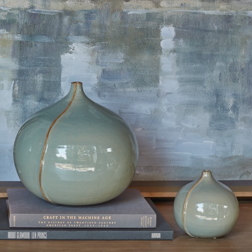 Milo Vase-Blue Milo Vase-Blue