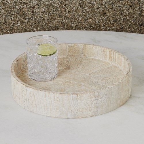 Driftwood Round Topper Tray Driftwood Round Topper Tray