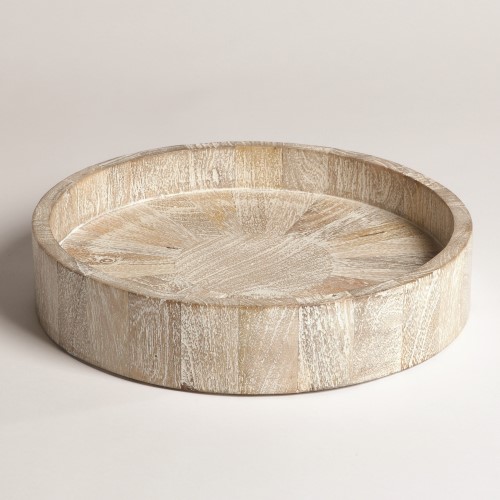 Driftwood Round Topper Tray Driftwood Round Topper Tray