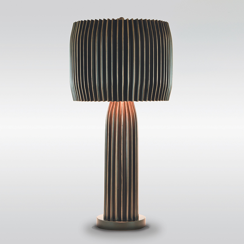 Crimp Table Lamp