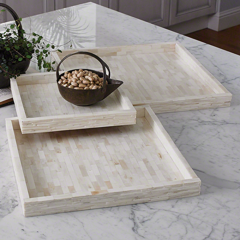 Chiseled Bone Trays Chiseled Bone Trays
