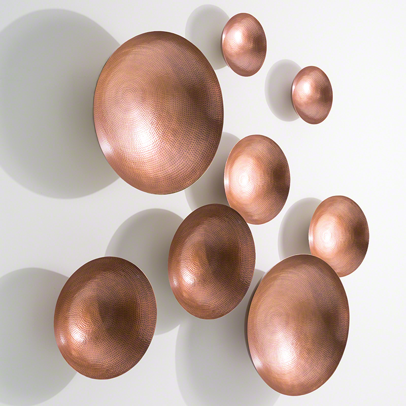 Indira Wall Bowls-Antique Copper Indira Wall Bowls-Antique Copper