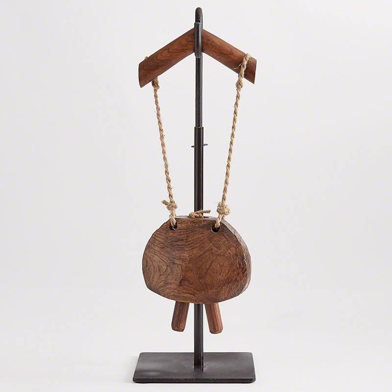 Vintage Cow Bell on Adjustable Stand Vintage Cow Bell on Adjustable Stand