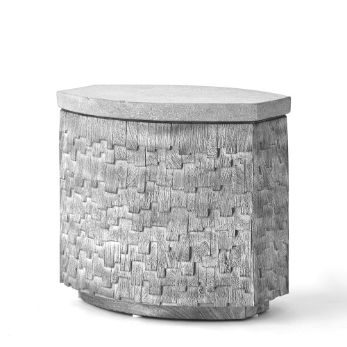 Shingles Accent Table-Grey w/Grey Terrazzo Shingles Accent Table-Grey w/Grey Terrazzo