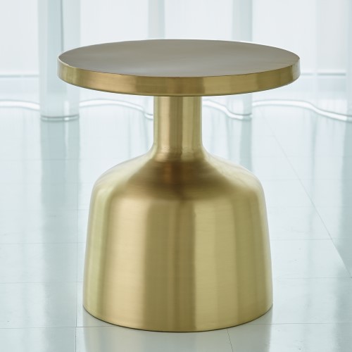 Neutra Accent Table-Satin Brass Neutra Accent Table-Satin Brass