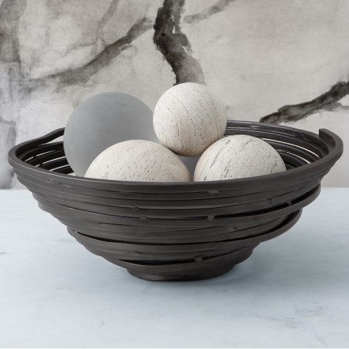 Iron Stock Swirl Bowl-Natural Iron Iron Stock Swirl Bowl-Natural Iron