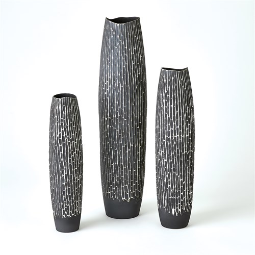 Horsetail Vases-Grey