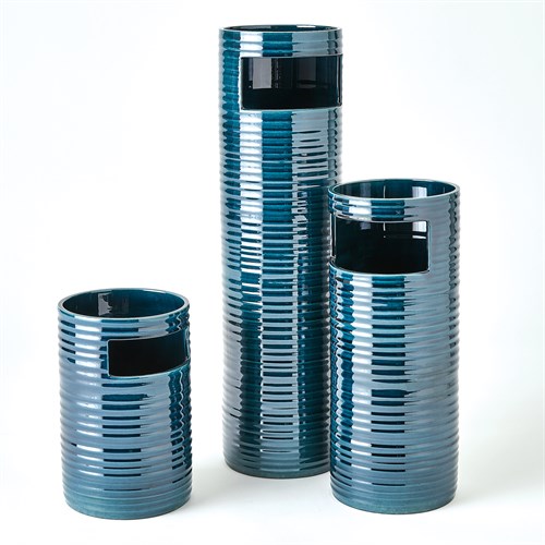 Cut Out Vases-Dark Blue