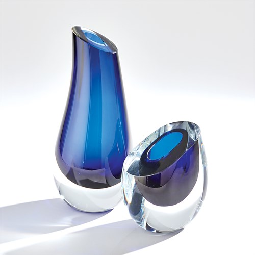 Slant Vases-Blue