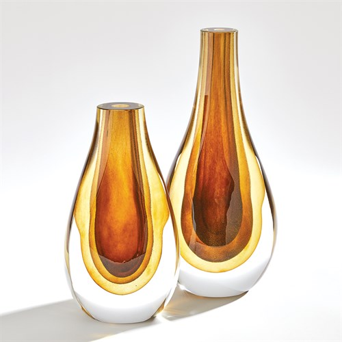 Gradient Vases-Amber