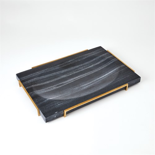 Overture Tray-Black Marble