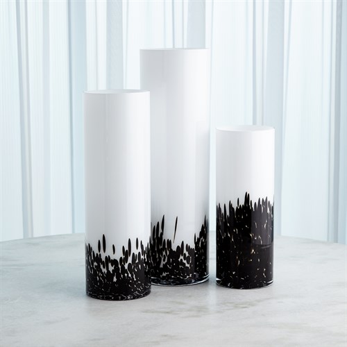 Confetti Vase Collection-Black/White